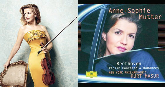 violinist Anne-Sophie-Mutter