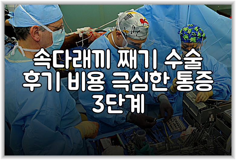 속다래끼 째기 수술 후기 비용 극심한 통증 3단계