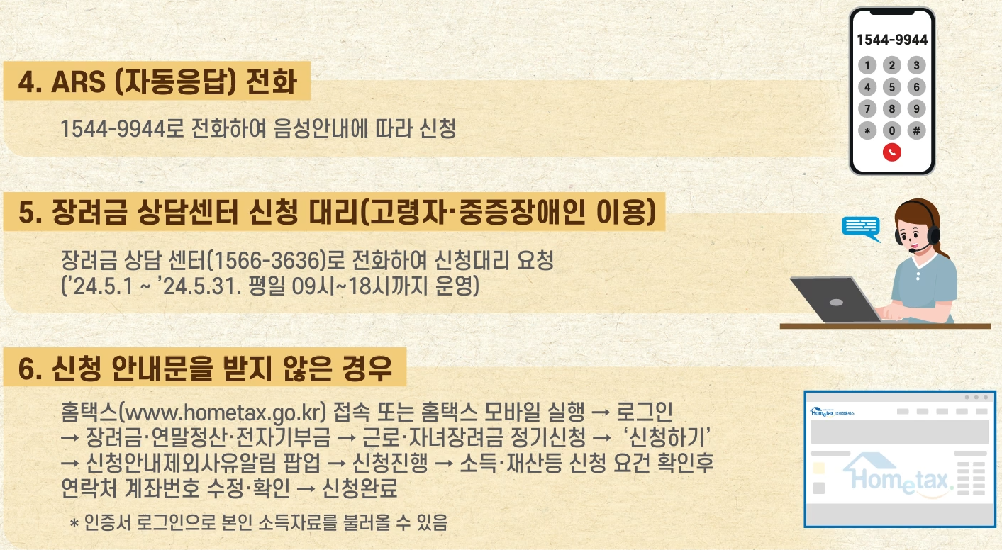 2024근로자녀장려금 신청방법456