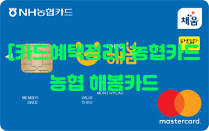  [카드혜택정리] 농협카드…농협 해봄 신용카드(NH20해봄카드)