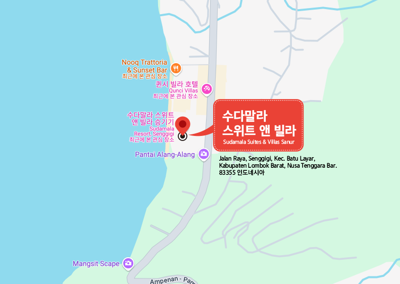 지도 위 수다말라 위치