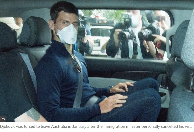  호주 추방 '조코비치',"코로나19 백신 맞지 않았다...우승보다 내 몸이 중요" VIDEO: Novak Djokovic says he would miss major tournaments that require COVID vaccine