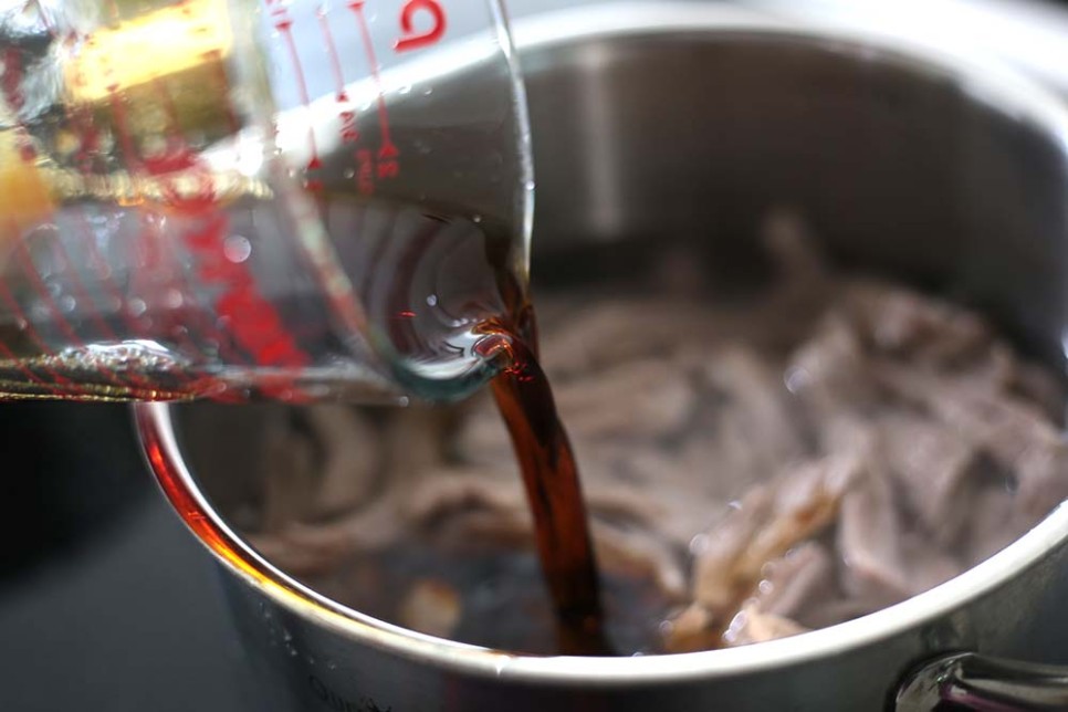 돼지고기장조림만들기 보들보들 아이도 13