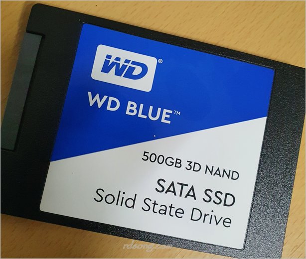 SSD 구입 WD Blue 3D NAND SATA 500GB - PC 컴퓨터 SSD 업그레이드 후기