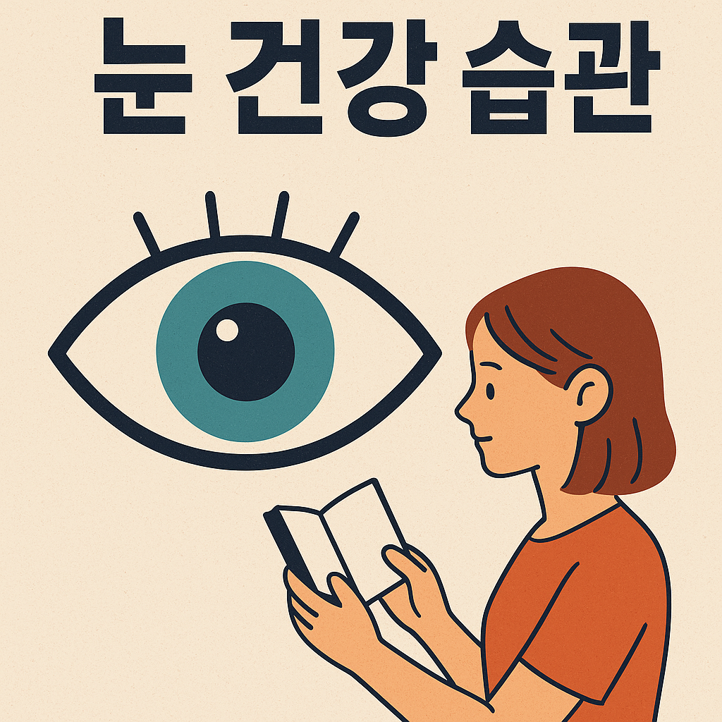 눈 건강 습관 관련 이미지
