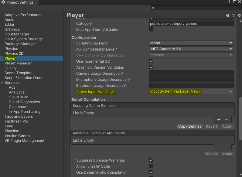 [Unity] New Input System #1 | 세팅하기