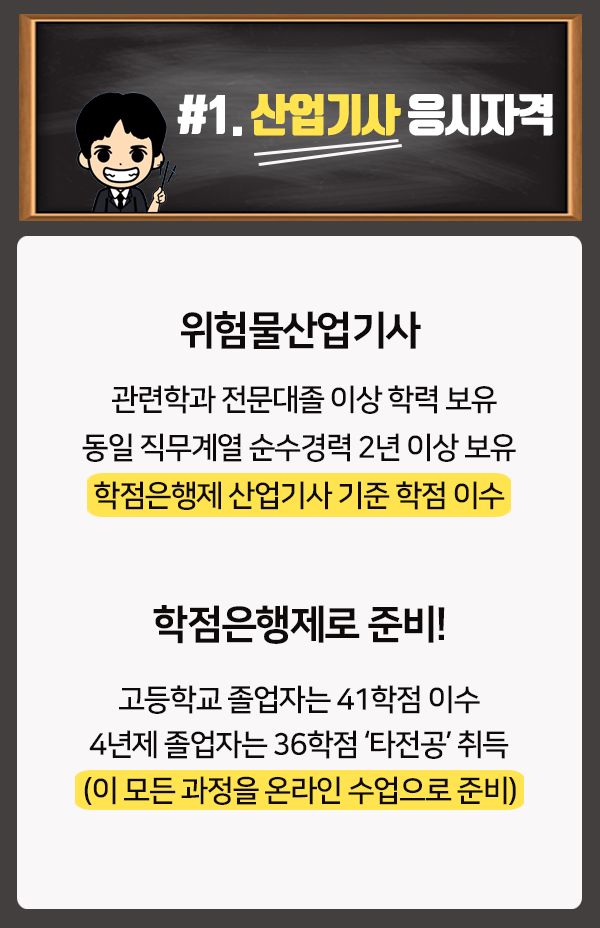 위험물산업기사 응시자격