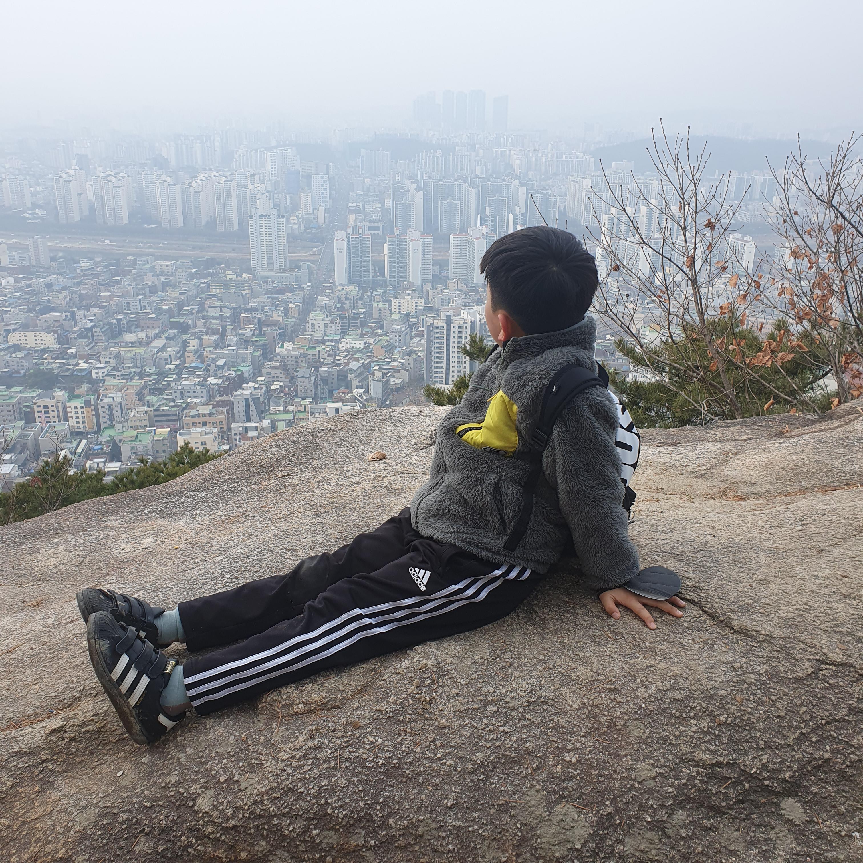 아들과함께 용마봉 등산 5