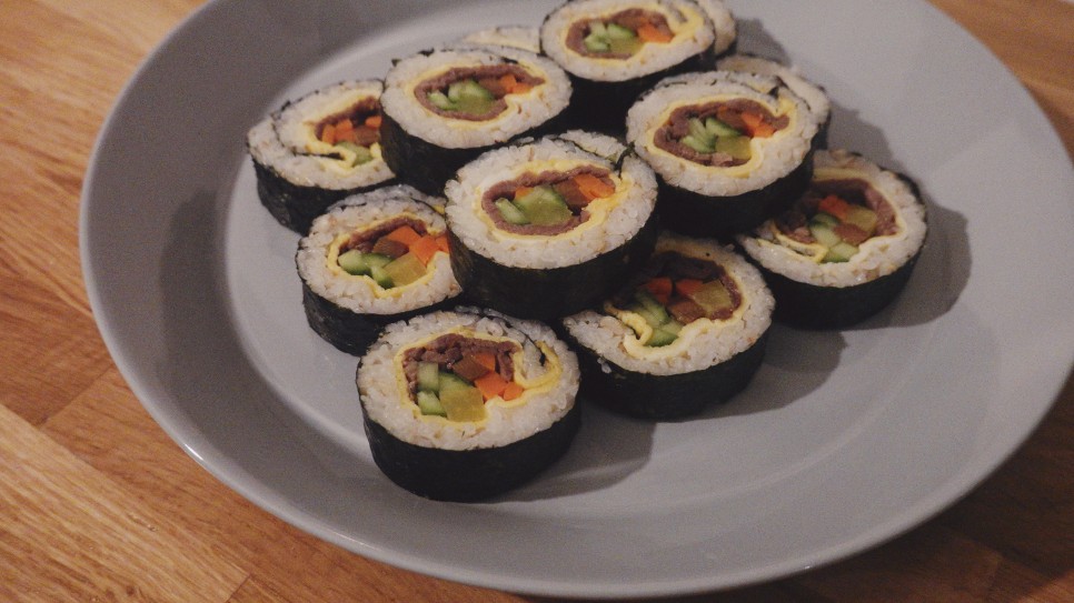 어렵지 않아. #김밥용밥간내기 김밥 이제 2