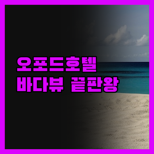 디 오 포드 호텔, 지중해 바다 뷰가