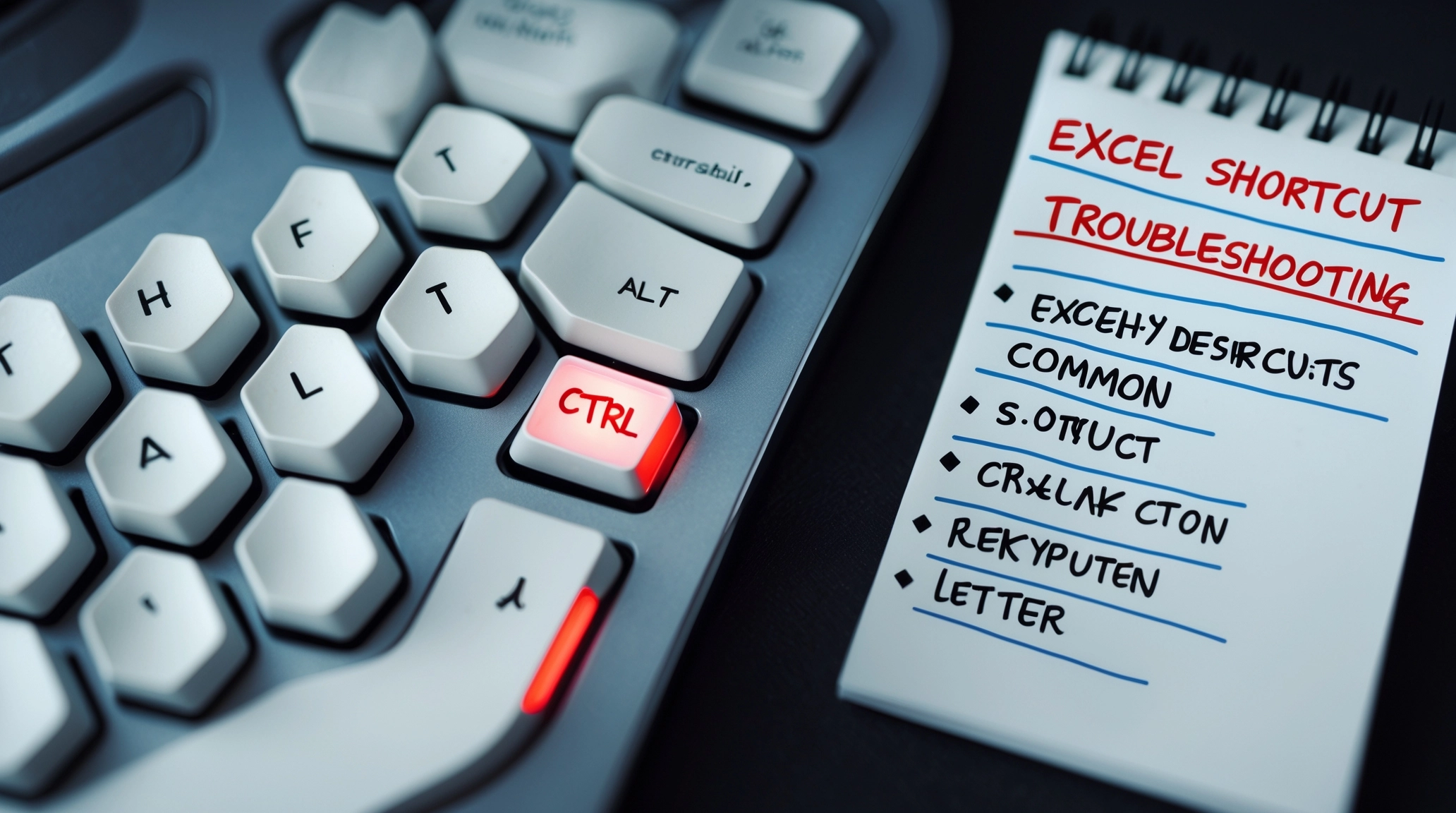 엑셀단축키오류