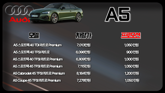 A5 프로모션