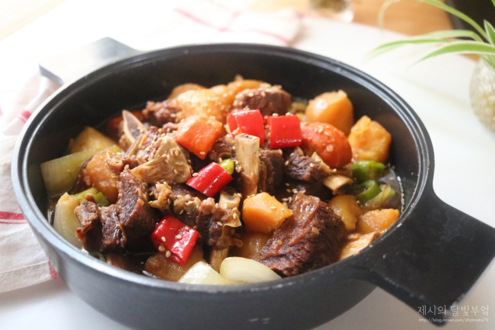 만능 고기소스만 있으면 OK 압력솥 갈비찜~ 백종원 소갈비찜 이렇게 간단한 요리였어~!! 5