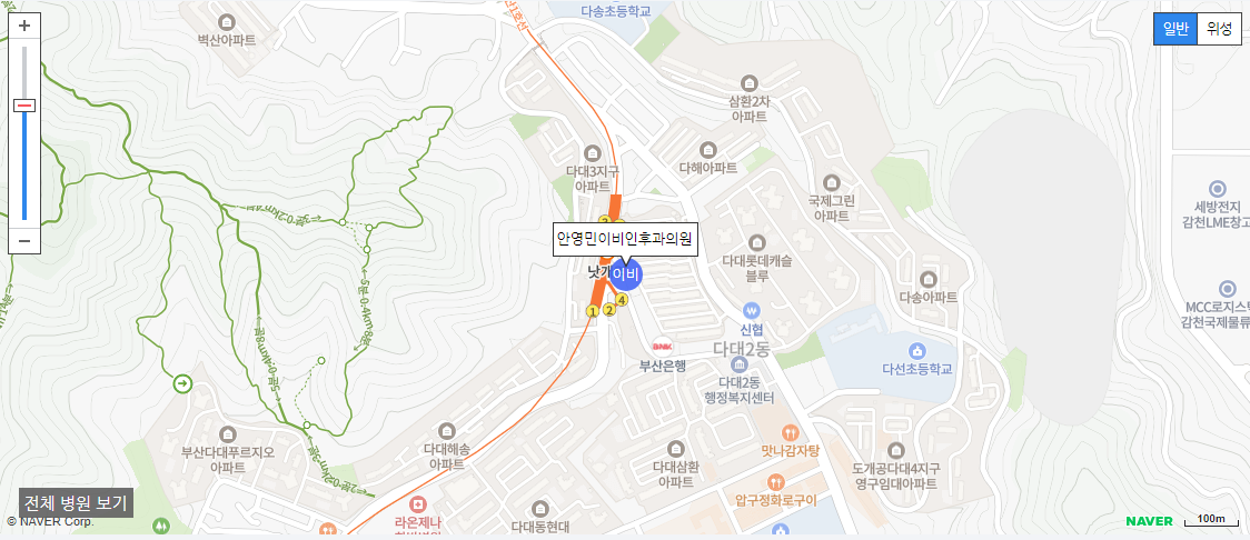 부산 일요일 진료 이비인후과 안영민이비인후과의원