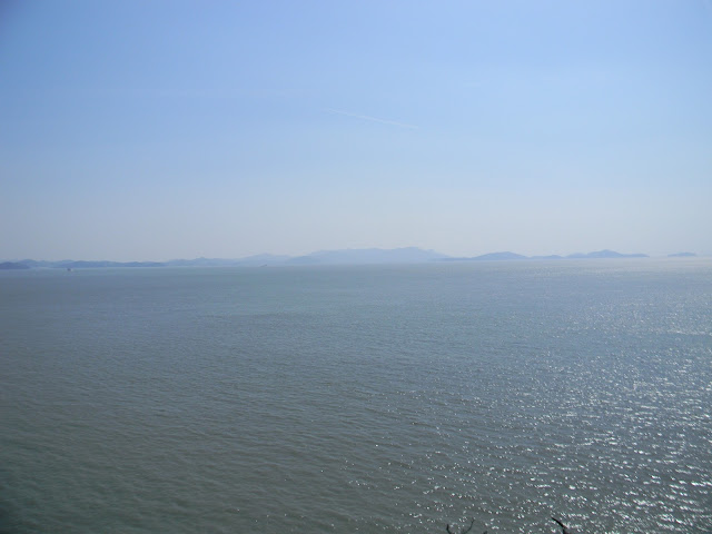 땅끝탑 앞바다 (남해바다)