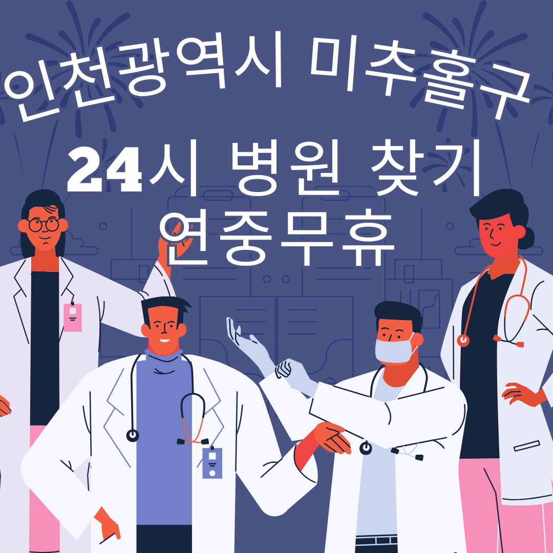인천광역시 미추홀구 24시 야간 및 일요일 주말 진료 병원