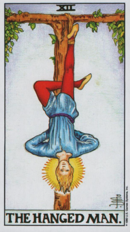  [타로해석]12. The Hanged Man 매달린 사람 카드 정방향/ 역방향 뜻, 의미, 상징