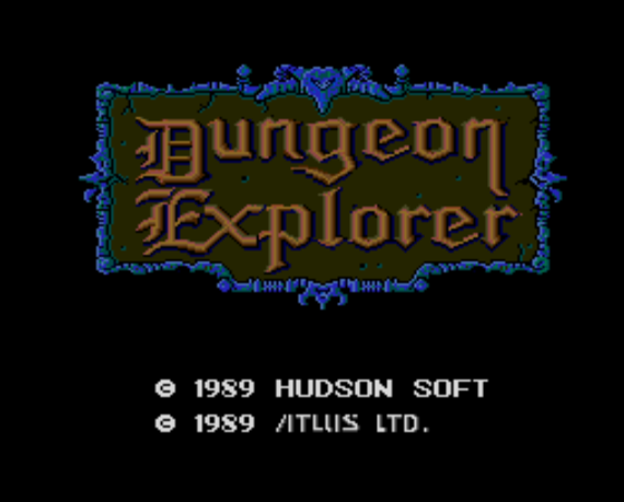  ダンジョンエクスプローラー (PC 엔진 - PCE - PC-Engine - PCエンジン) 롬파일 다운로드