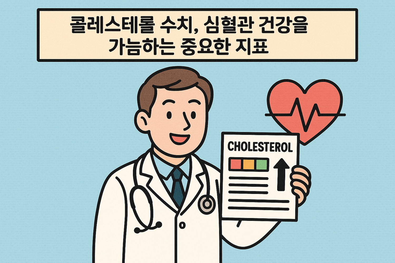 콜레스테롤 수치, 심혈관 건강을 가늠하는 중요한 지표
