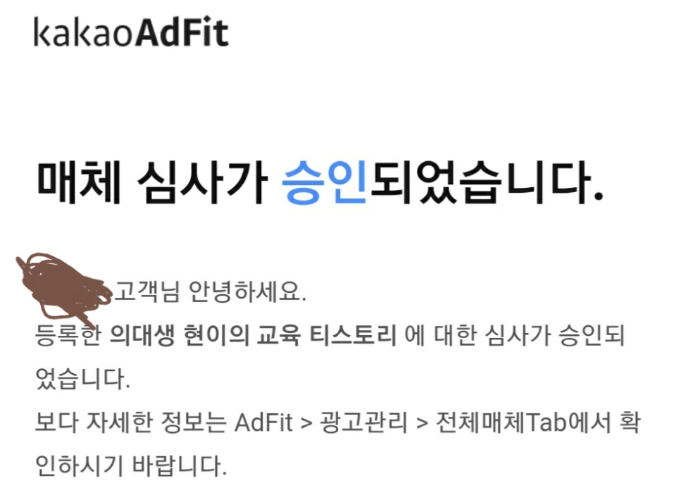  다음 카카오 애드핏 승인 후기 및 네이버 애드포스트와의 차이점(feat. 4전 5기)