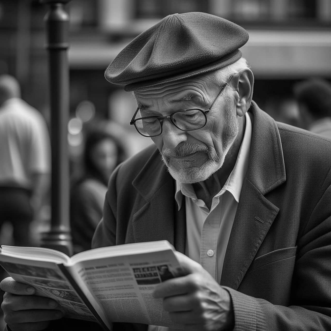 독서하는-노인