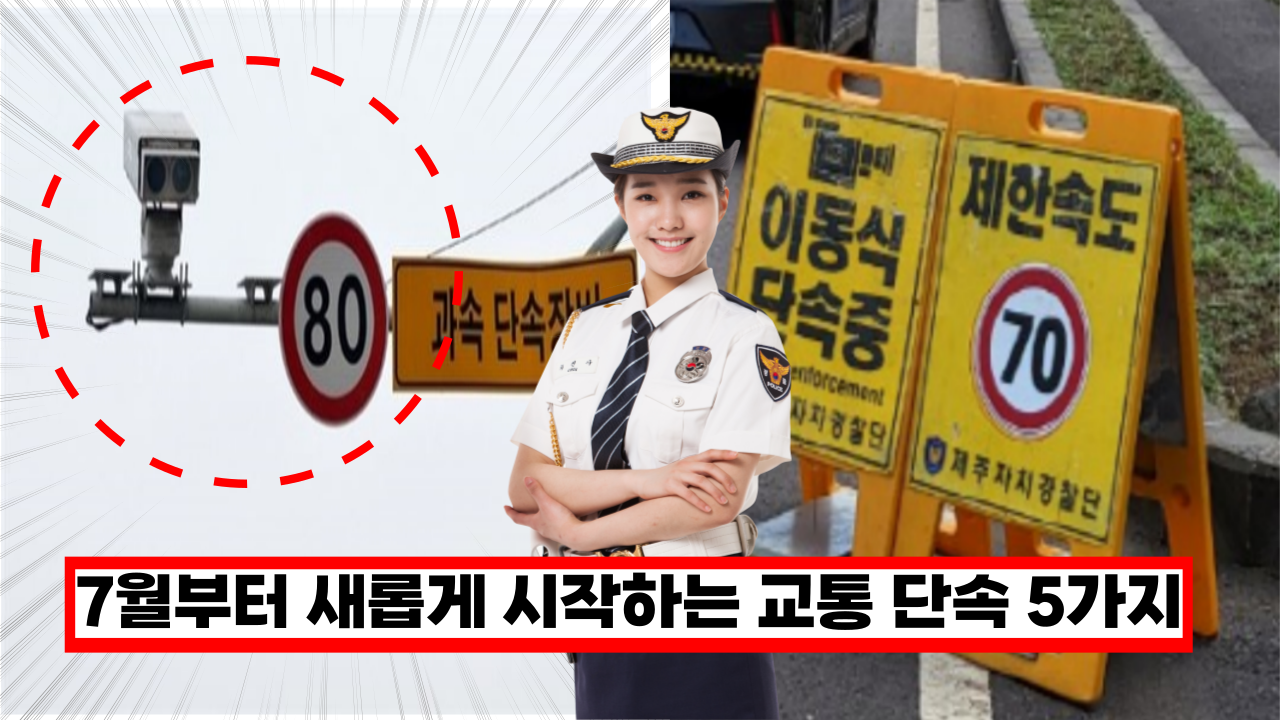  '진짜 조심하세요' 7월부터 새롭게 시작하는 교통 단속 5가지 과태료만 20만원