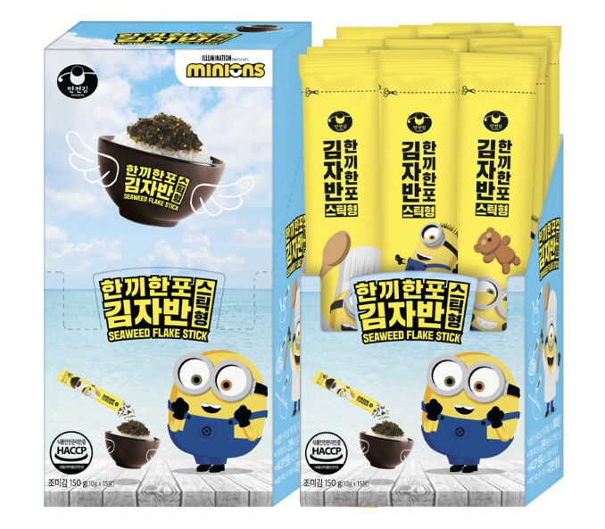  [사용후기] 만전김 미니언즈 한끼한포 스틱 김자반
