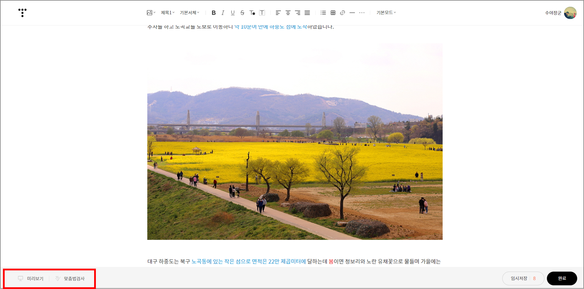  티스토리 맞춤법검사 네이버블로그 보다 간편한 이유