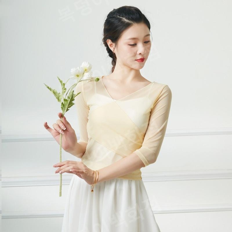 무용 풀치마 워십복 입시용 연습복 레이어드