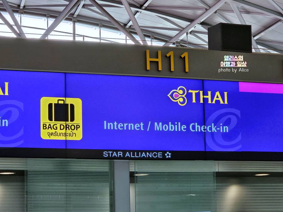 202309 인천 ICN - 방콕 BKK 타이항공 탑승후기 + 웹 체크인 방법