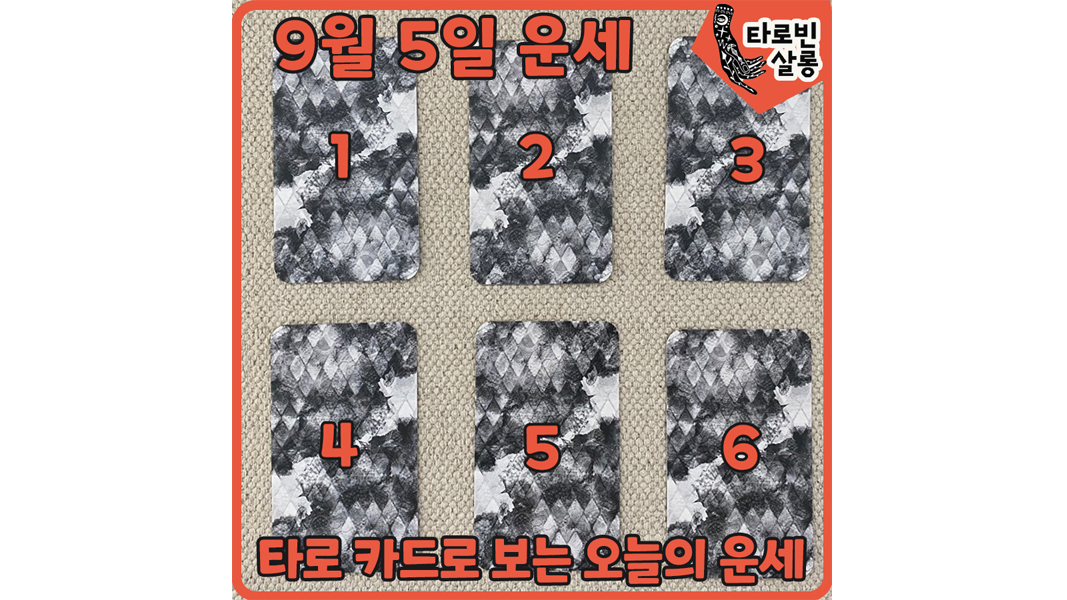  [9월 5일 운세] 타로 카드로 보는 365일 오늘의 운세