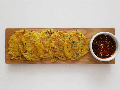  단호박전 ( Danhobak jeon, Sweet Pumpkin Pancake )