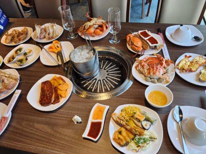 호치민여행_호치민맛집_해산물뷔페_포세이돈_푸짐한한상