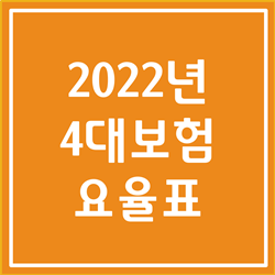  2022년 4대보험 요율 총 정리 (국민연금, 건강보험, 고용보험, 산재보험)