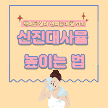 먹어도 살이 안찌는 체질이 되는 신진대사율 높이는 법