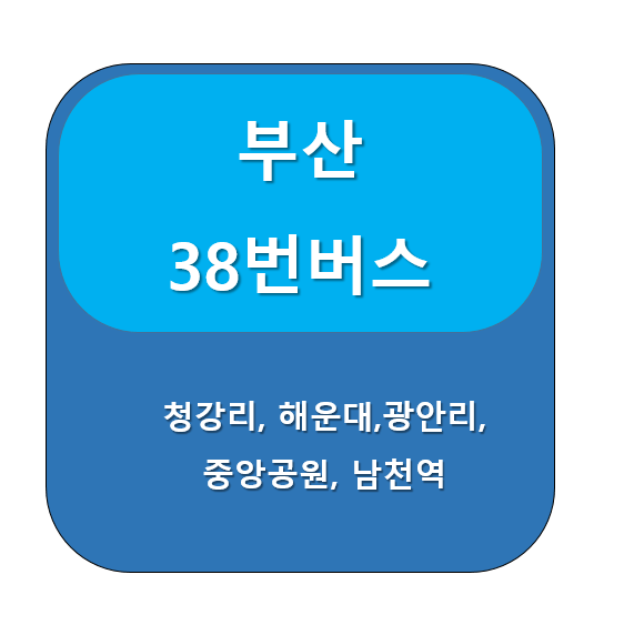  부산 38번 버스 노선 정보, 기장군 청강리 ↔  부산 중앙공원