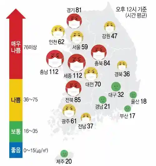 미세먼지 발생 심각성