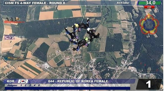 장하다!...한국 특전사 여군&#44; 세계군인 강하대회 우승 VIDEO: WORLD MILITARY PARACHUTING CHAMPIONSHIP 2022