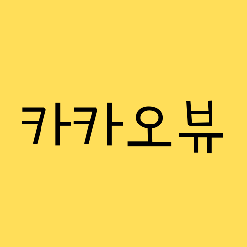  카카오뷰 초보자 가이드북