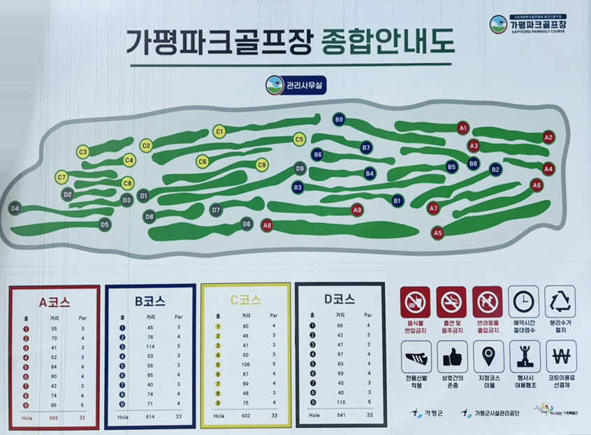 가평군 대성리 가평파크골프장