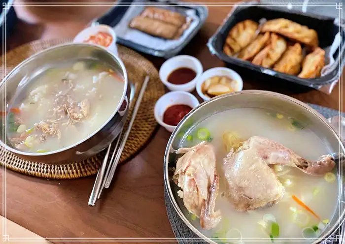 픽업 트렌드 스페셜 당진 삽교호 행담도 닭 반마리가 통으로 들어간 닭국수 맛집