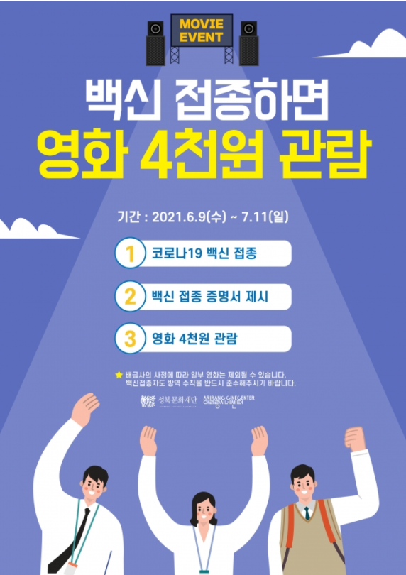  코로나 백신 접종자 혜택 | 영화관, 항공, 호텔, 워터파크 | 인센티브