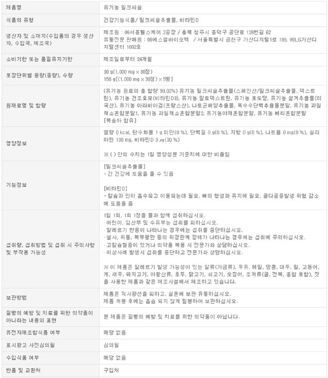 뉴트리코어 밀크씨슬