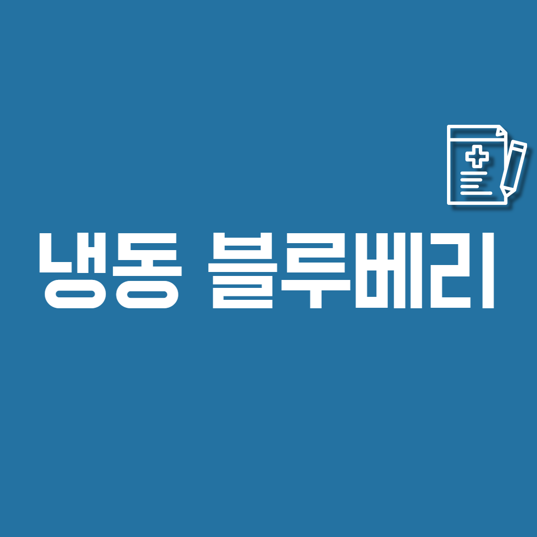 냉동 블루베리 효능과 주의사항, 유기농 및 생 블루베리와 차이점