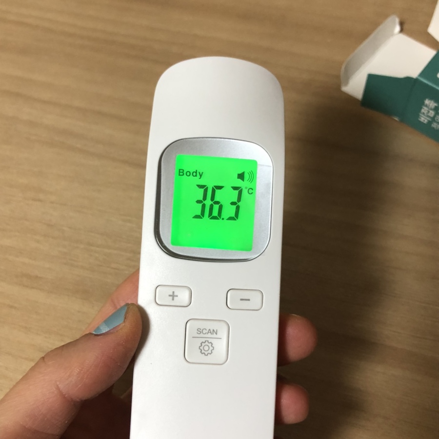 적외선 원스레저 자동체온측정기 4
