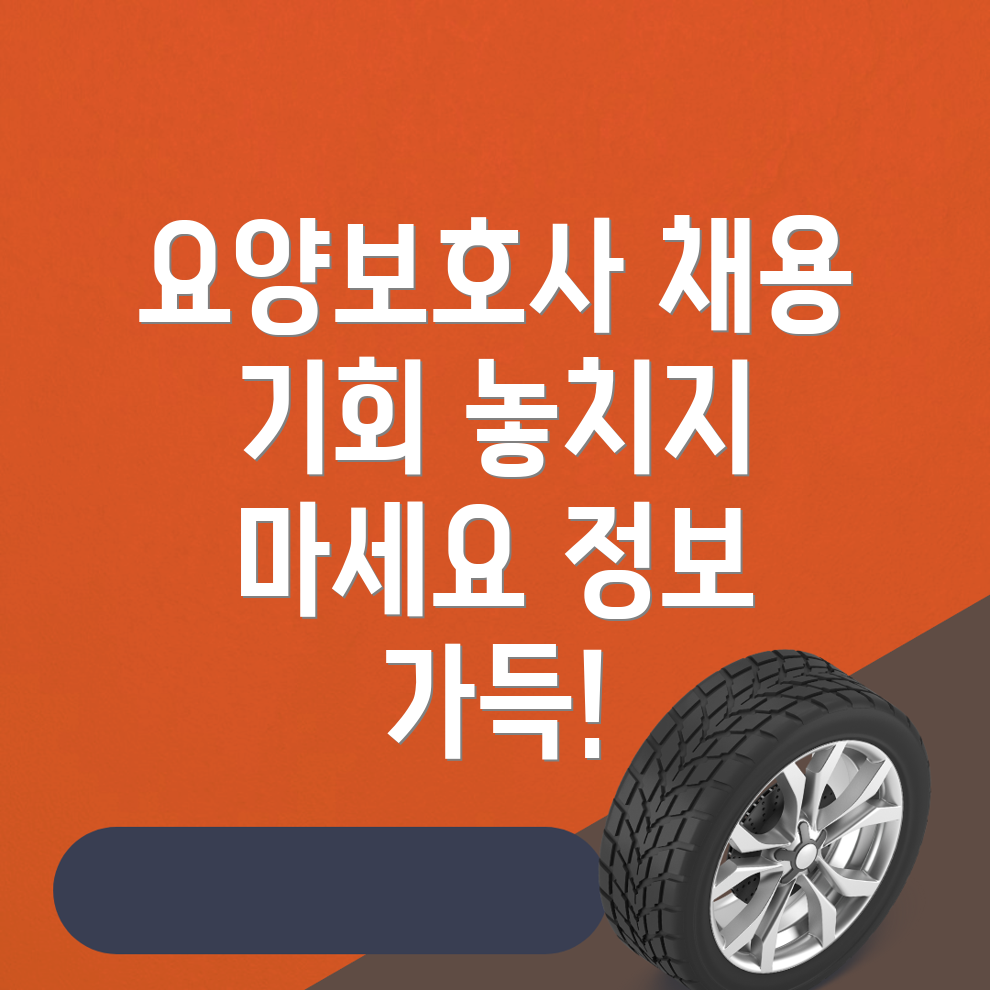 요양보호사 구직