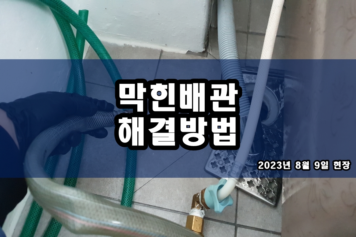  세곡동 하수구 회덕동 씽크대 하수도 냄새 제거 과정
