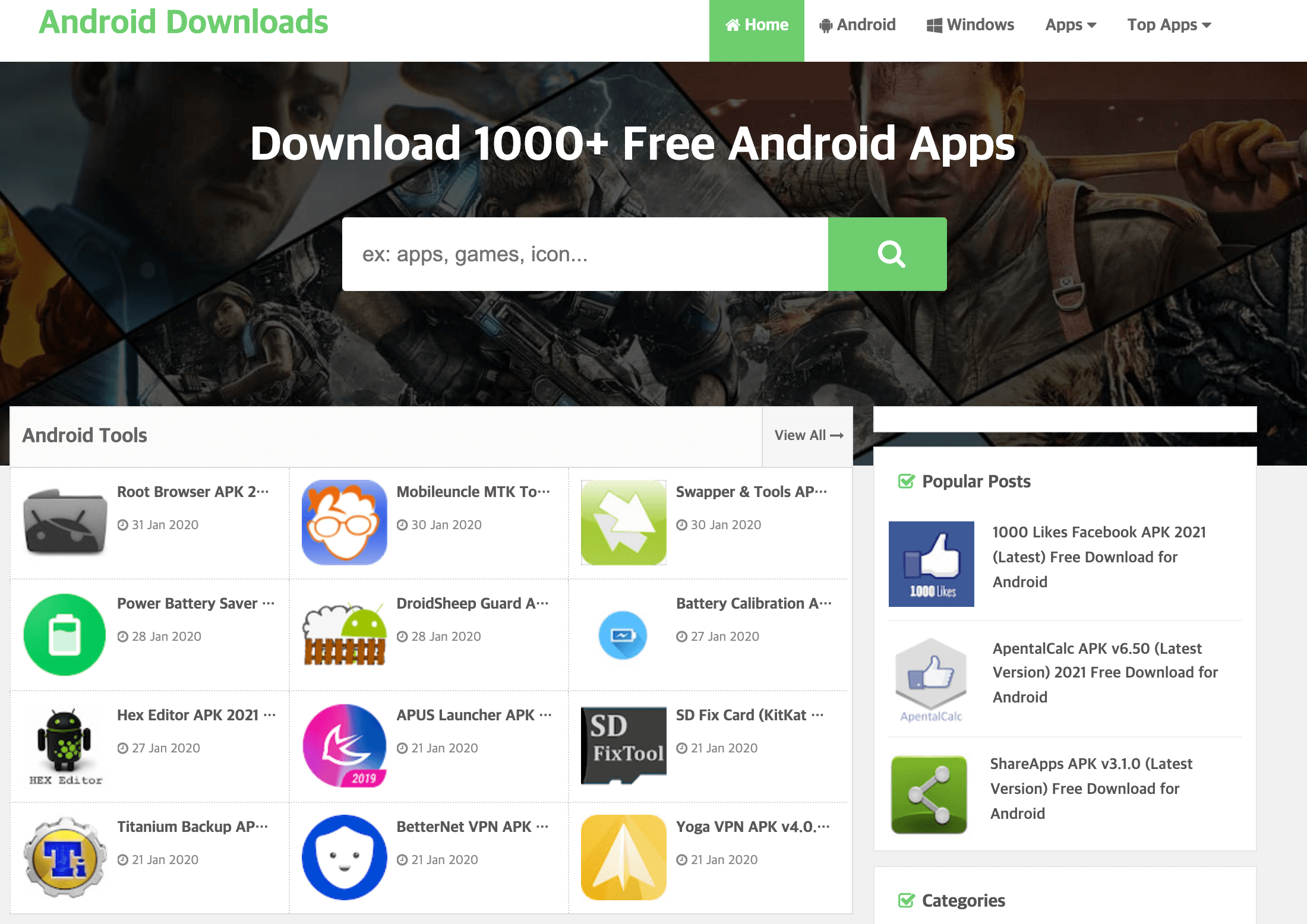 Android Downloads-apk-사이트