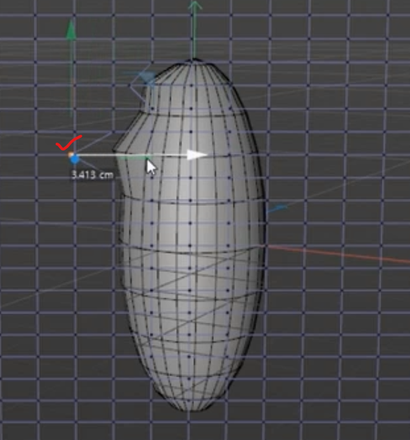 움직이는 포인트 쪽에 있는 오브젝트가 변형