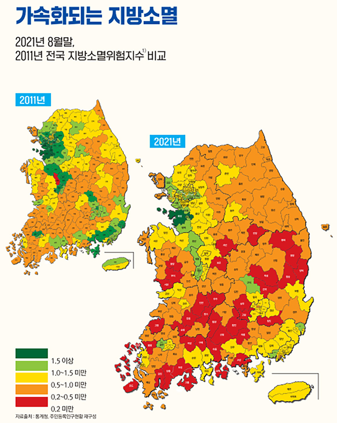 앞으로 이 지방은 사라집니다.  지방 소멸 지역과 부동산